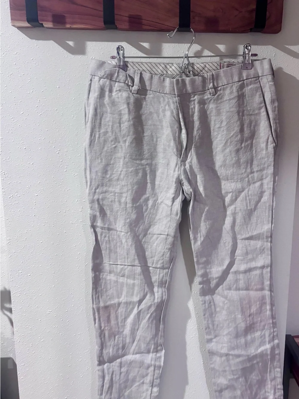 Banana Republic Heritage Collection Linen Pants 32x30 Light Beige